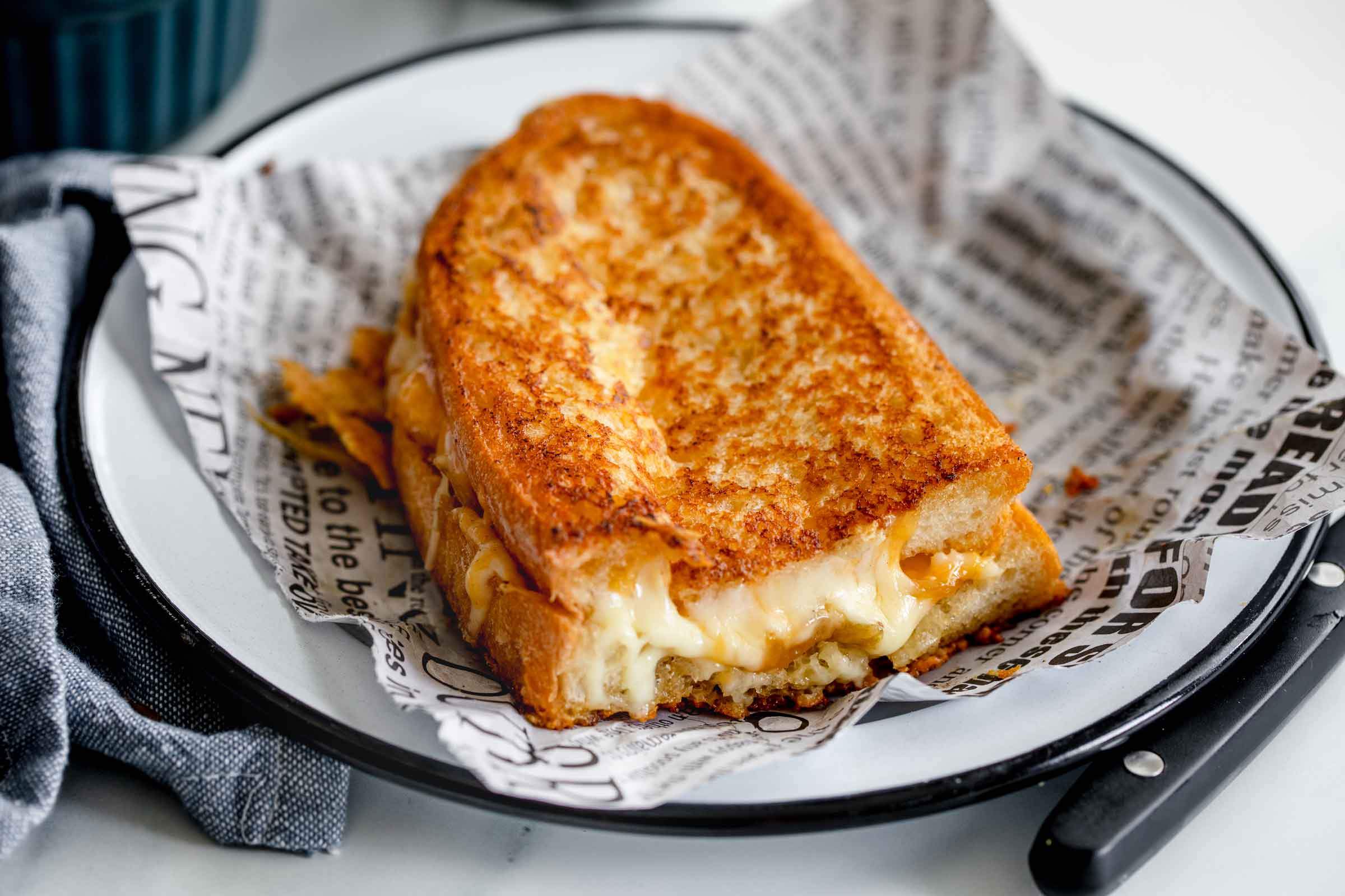 Gourmet Toasted Cheese Sandwich