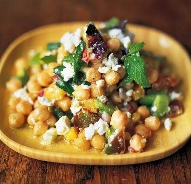 Chickpea Mediterranean Salad